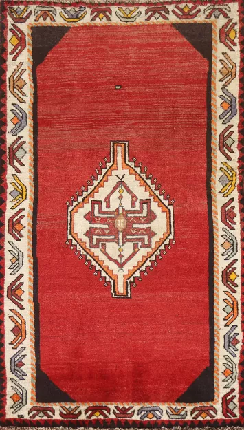 Geometric Red Shiraz Persian Rug 3x5