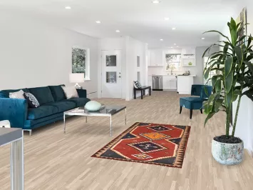 Geometric Qashqai Persian Rug 3x6