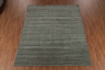 Handmade Wool Gabbeh Indian Area Rug 8x10