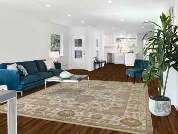 Floral Wool Oushak Oriental Area Rug 8x10