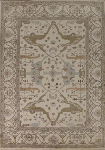 Handmade Oushak Oriental Area Rug 9x12