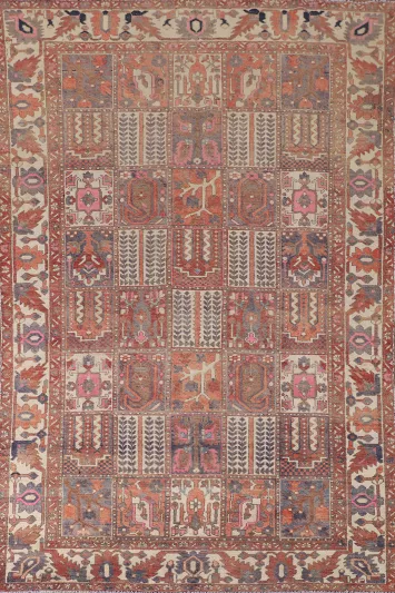 Garden Design Bakhtiari Persian Area Rug 6x10