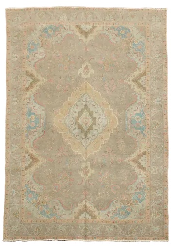 Over-Dyed Tabriz Persian Area Rug 8x11