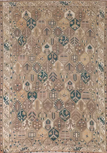 Garden Design Bakhtiari Persian Area Rug 6x9