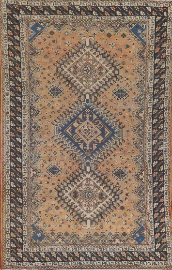 Tribal Wool Bakhtiari Persian Area Rug 7x10