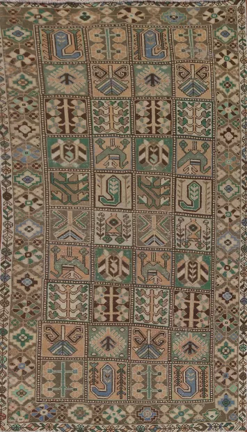 Garden Design Bakhtiari Persian Area Rug 5x10