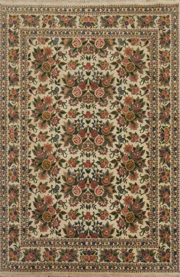 All-Over Floral Aubusson Chinese Area Rug 9x12
