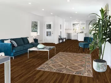 Geometric Bakhtiari Persian Rug 4x7