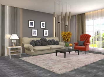 Handmade Abstract Modern Area Rug 7x10