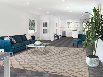 All-Over Abstract Modern Area Rug 8x10