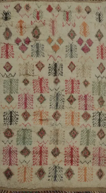 Eclectic Charm Artistic Geometric Moroccan Area Rug 5x9