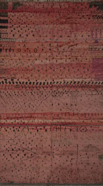 Cozy Ethnic Boho Moroccan Large Rug 11x19 for Adding Warmth to Spaces