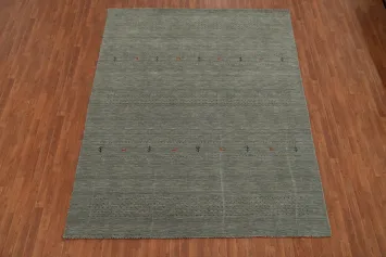 Tribal Gabbeh Indian Area Rug 8x10