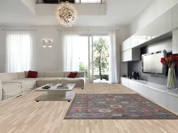 All-Over Floral Oushak Indian Area Rug 9x12