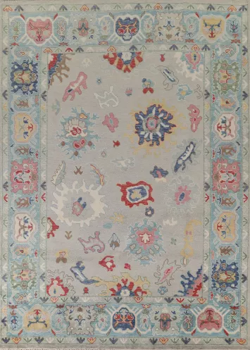 All-Over Oushak Oriental Area Rug 9x12
