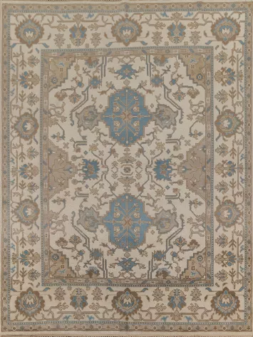 Handmade Wool Oushak Indian Area Rug 8x10