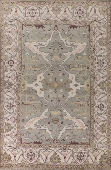 All-Over Oushak Oriental Large Rug 10x14
