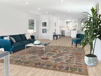 All-Over Floral Oushak Oriental Area Rug 8x10