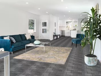 All-Over Striped Abstract Modern Rug 5x7