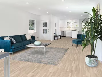 Striped Abstract Indian Area Rug 6x8