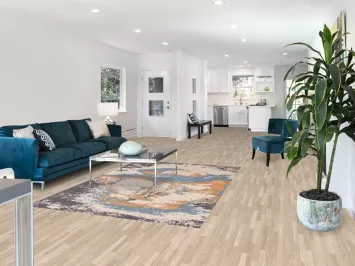 Nature Print Abstract Modern Area Rug 5x8