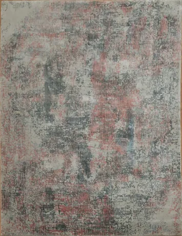 All-Over Abstract Modern Rug 5x7