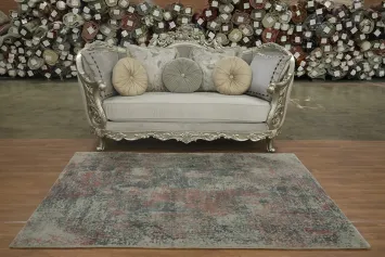 All-Over Abstract Modern Rug 5x7