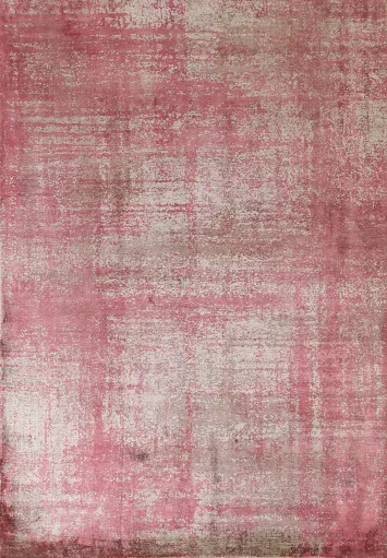All-Over Pink Abstract Modern Area Rug 6x8