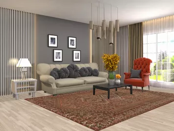 Tribal Wool Qashqai Persian Area Rug 7x10