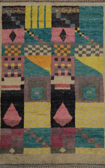 Geometric Plush Moroccan Oriental Area Rug 8x11
