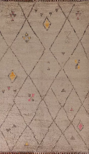 Geometric Moroccan Oriental Area Rug 6x10