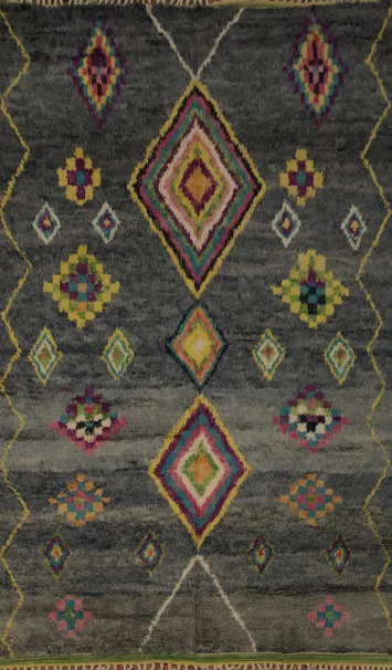 Stylish Geometric Moroccan Area Rug 7x11 to Enhance Your Home Decor