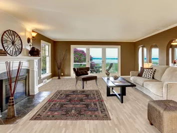 Over-Dyed Ardebil Persian Area Rug 5x10