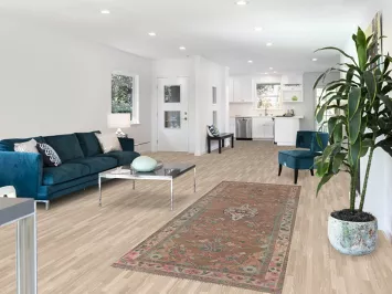 Vintage Brown Mahal Persian Runner Rug 3x9