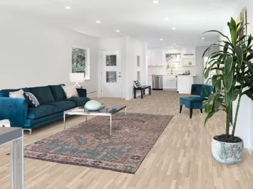 Geometric Bakhtiari Persian Area Rug 5x10