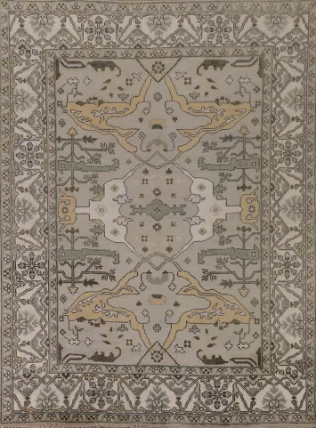 Al-Over Oushak Indian Area Rug 8x10