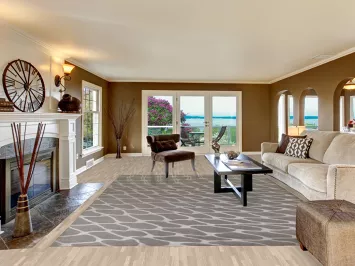 All-Over Modern Indian Area Rug 9x12