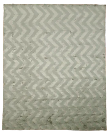 Chevron Style Modern Indian Area Rug 8x10