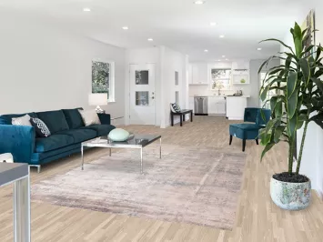 Modern Abstract Oriental Area Rug 7x10