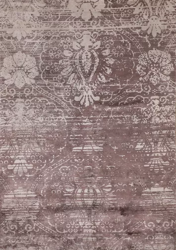 All-Over Abstract Indian Modern Rug 4x5