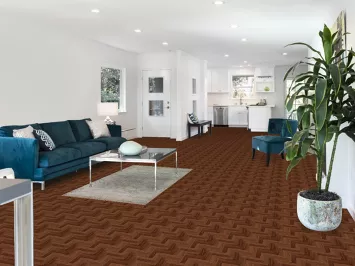 Green Striped Modern Abstract Rug 3x5