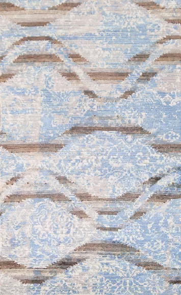 All-Over Striped Abstract Modern Rug 3x5