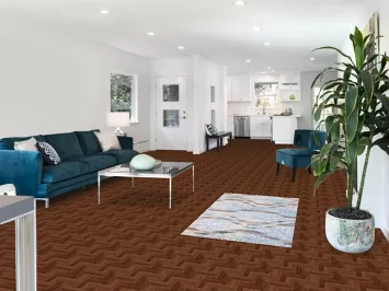 All-Over Striped Abstract Modern Rug 3x5