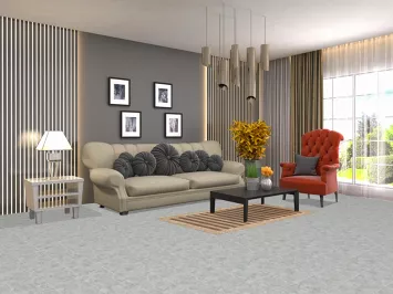 Striped Abstract Modern Oriental Rug 3x5