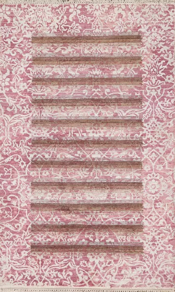 Abstract Modern Oriental Rug 3x5