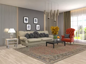 Traditional Najafabad Persian Area Rug 7x10