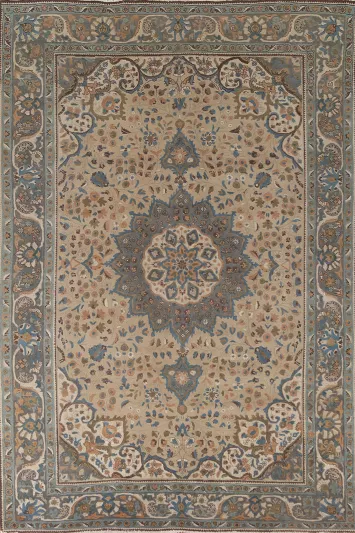 Handmade Floral Tabriz Persian Area Rug 7x10