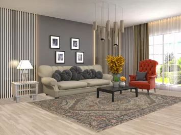 Handmade Wool Tabriz Persian Area Rug 7x10