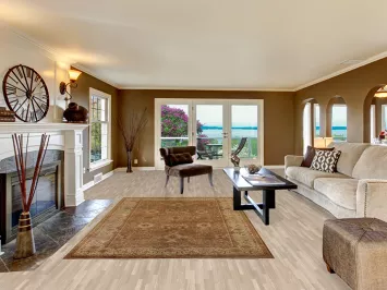 Handmade Gold Aubusson Oriental Area Rug 6x9