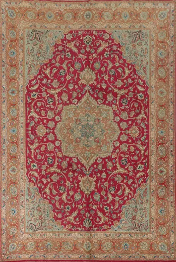 Handmade Wool Tabriz Persian Area Rug 8x11